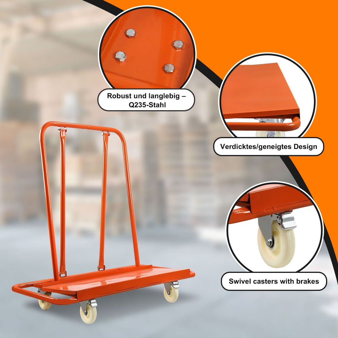 Flatbed cart Transport cart up to 1000kg | Bowlift