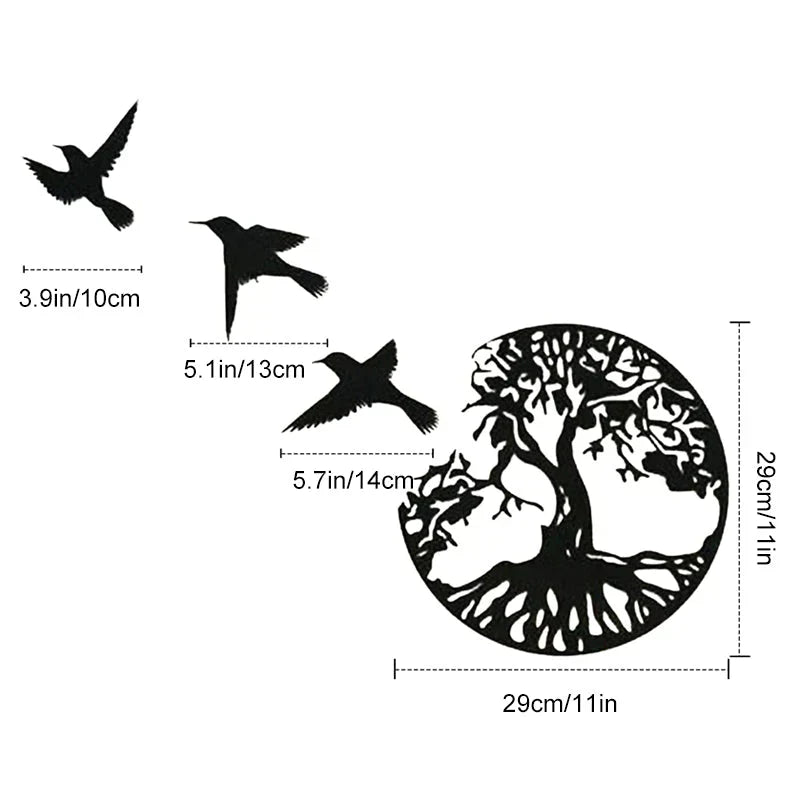 BowLift | Black Metal Wall Art Home Decor