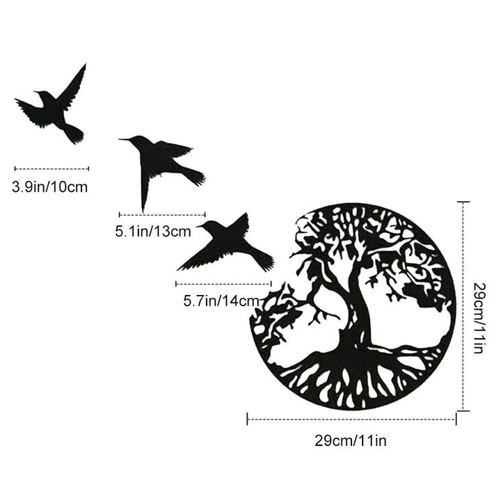 BowLift | Black Metal Wall Art Home Decor