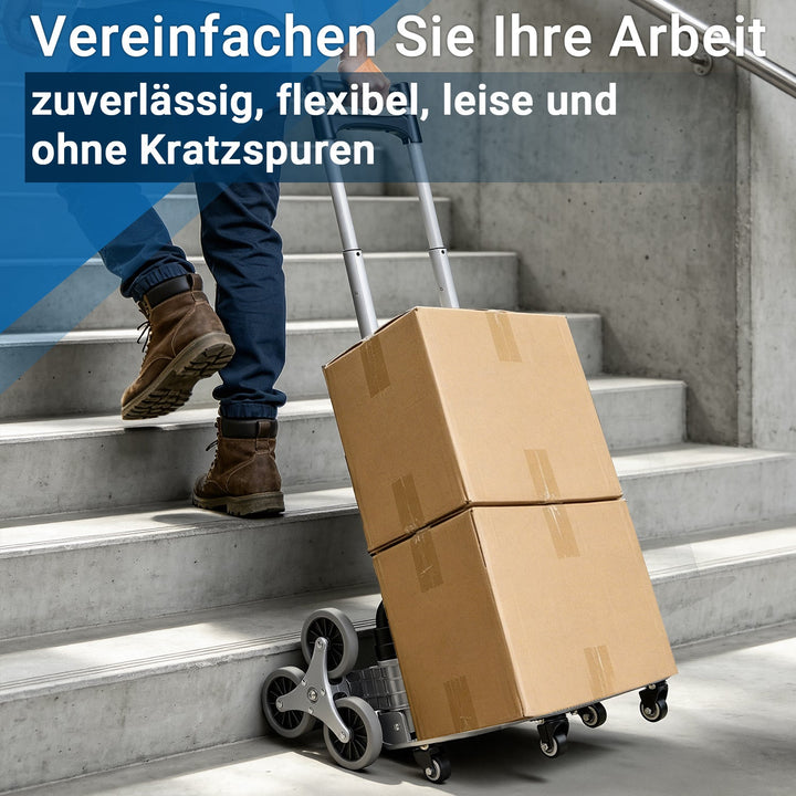 Stair Climber Trolley Foldable Stair Hand Truck up to 75kg | Bowlift