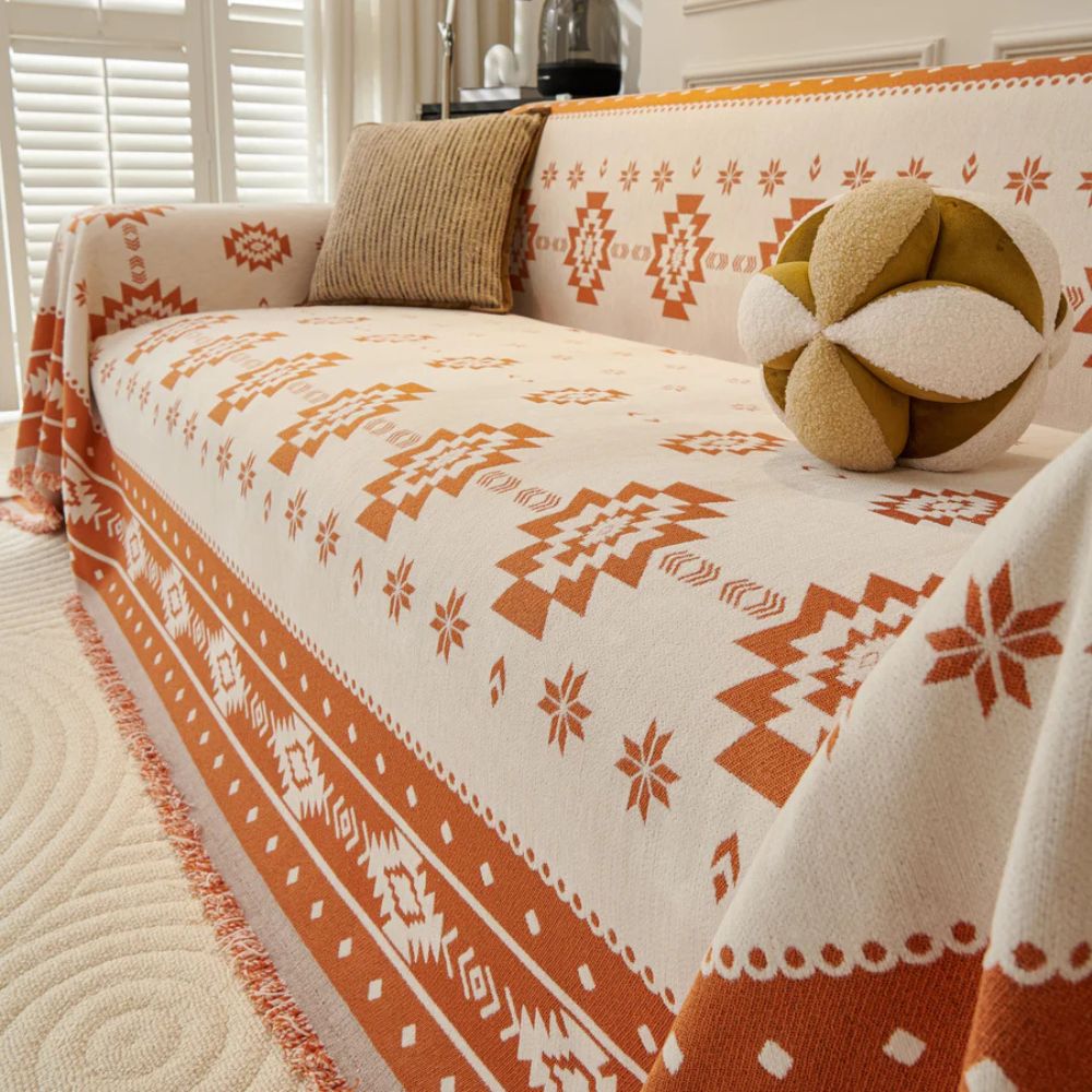 BowLift | Tribal Harmony Reversible Sofa Cover