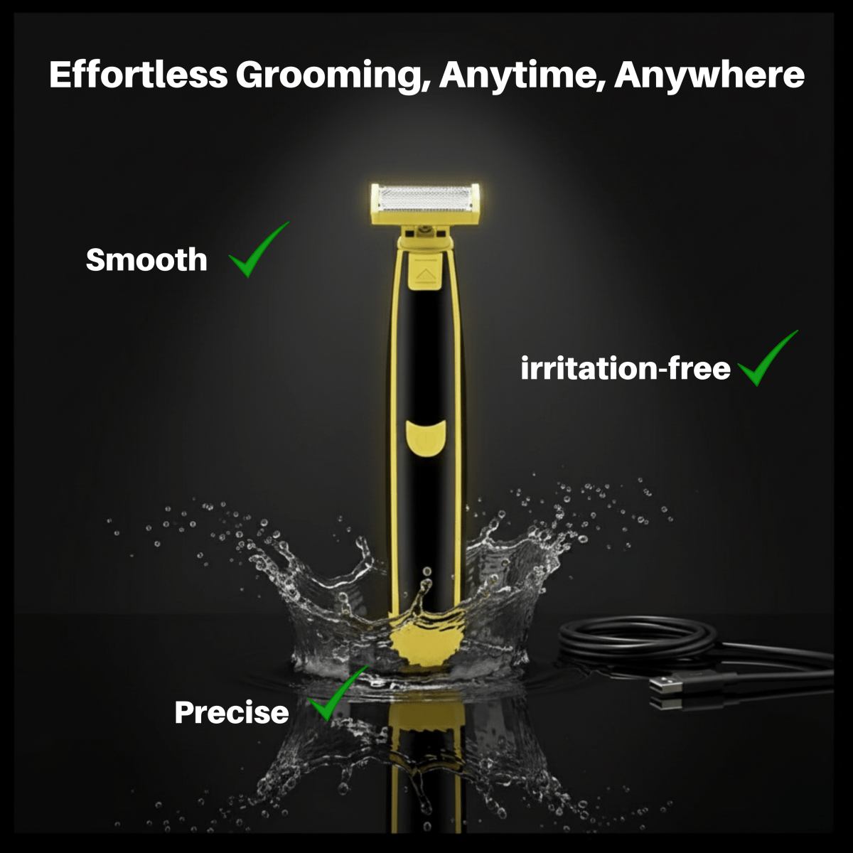 BowLift | friendly Double Blades | Men's Body Care | Precise Grooming Tool