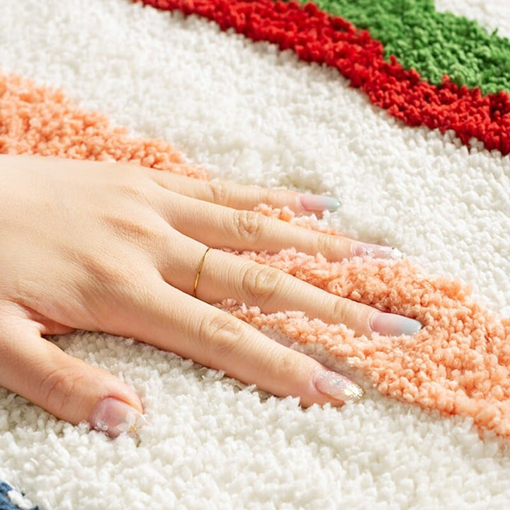 Tufting Dots Bathroom Mat Bowlift