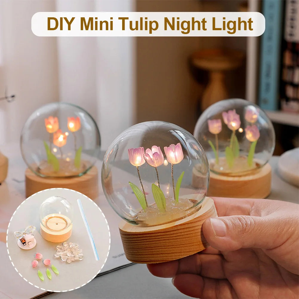 BowLift | TulipGlow Elegant Floral Table Lamp – Refined Lighting