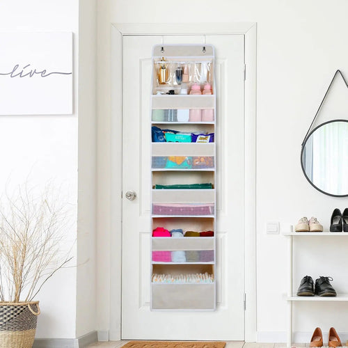 BowLift | Door Hanging Organizer with Mesh Compartments – 5-Tier Storage System