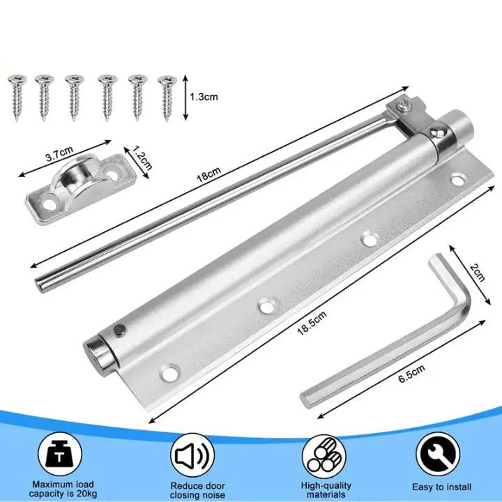 BowLift | Automatic door closer – Stainless steel, quiet, easy installation