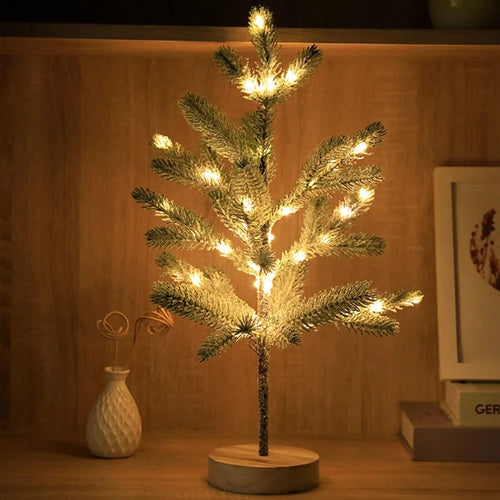 BowLift | LumiPine – LED Christmas tree table lamp with warm white light