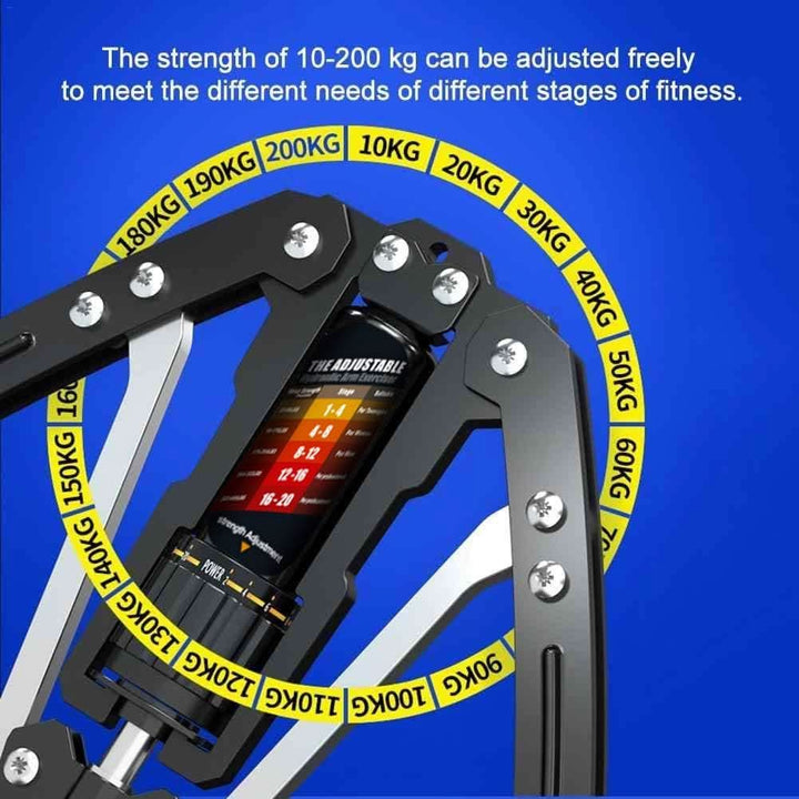 BowLift | Adjustable Hydraulic Arm Trainer for Upper Body Training up to 200 kg