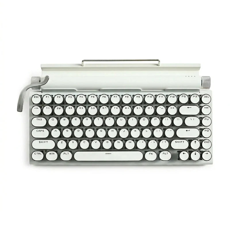 Retro Wireless Keyboard for Focused Work