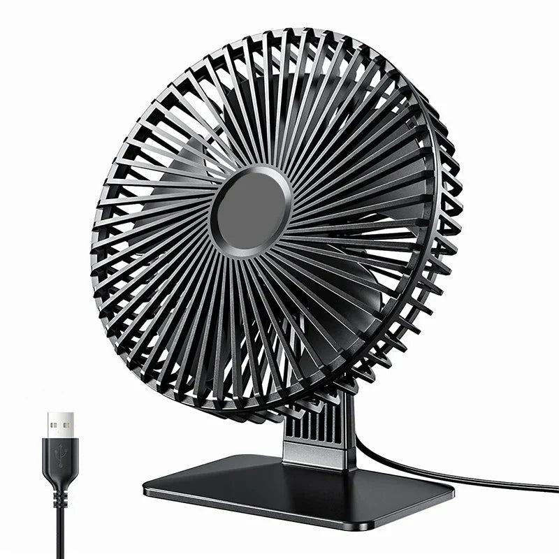 BowLift | Mira Oscillating USB Fan – Silent, Compact & 4 Speeds for Desks and Nightstands