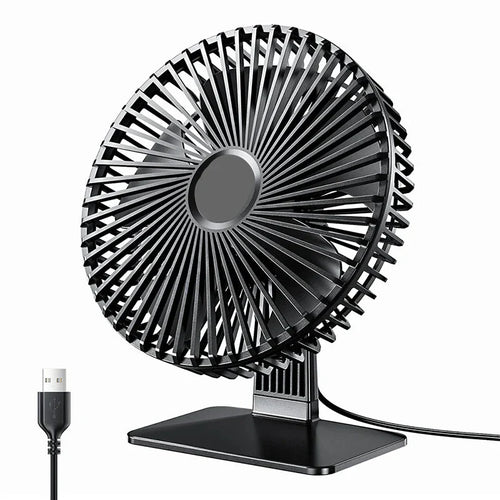 BowLift | Mira Oscillating USB Fan – Silent, Compact & 4 Speeds for Desks and Nightstands