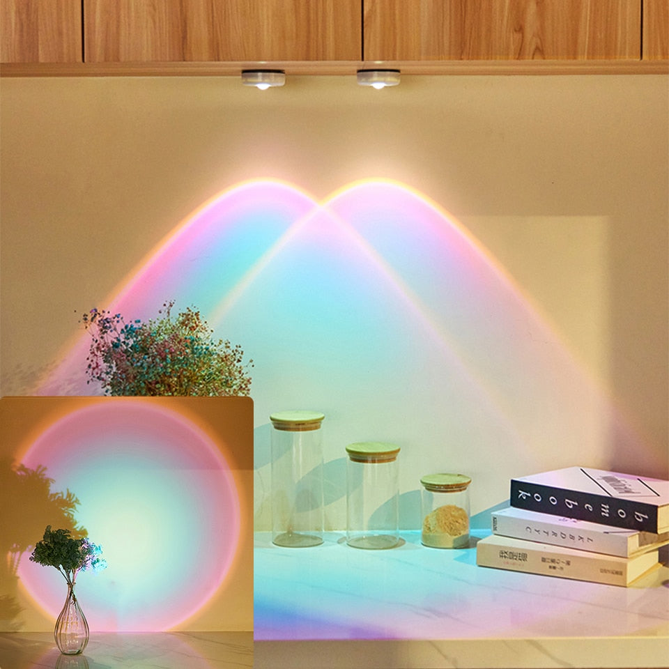 BowLift | Sunset Beautiful Skyline LED Light Projector