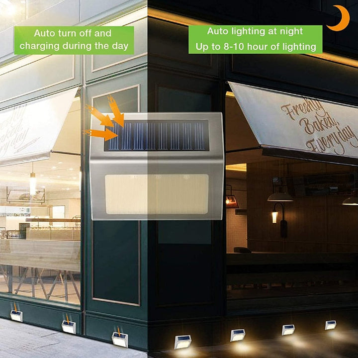 BowLift | Solar Powered LED Outdoor Stairs Light