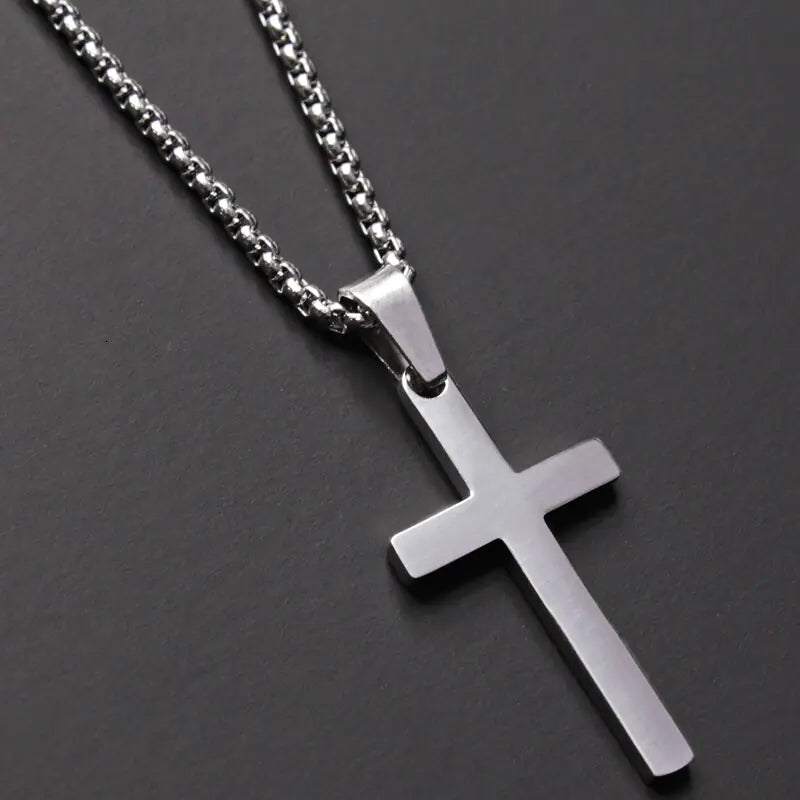Classic Cross Men's Necklace Bowlift