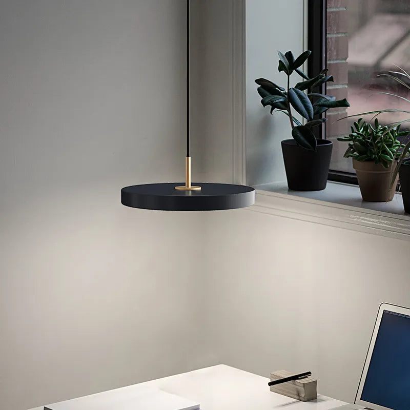 BowLift | Futuristic Metal LED Suspension Lamp
