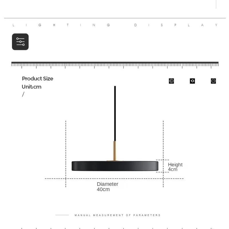BowLift | Futuristic Metal LED Suspension Lamp