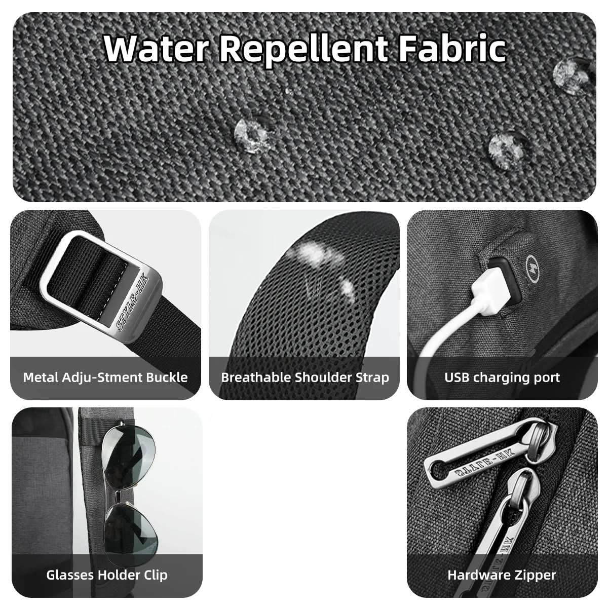 BowLift | Flexible Day Backpack with USB & Laptop Compartment