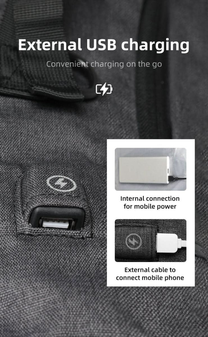 BowLift | Flexible Day Backpack with USB & Laptop Compartment