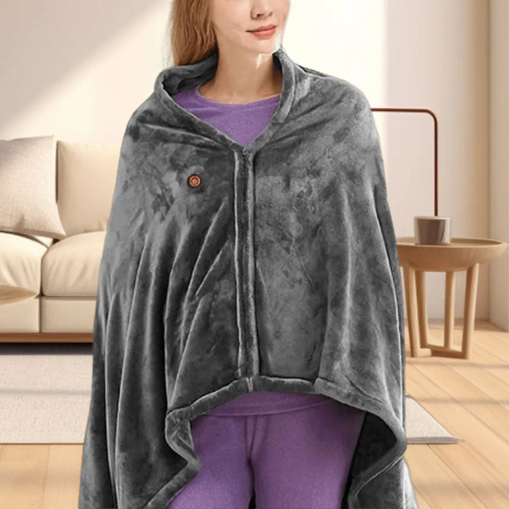 BowLift | WarmHaven Heated Fleece Blanket – Three Heat Settings and USB Connection for Personal Comfort