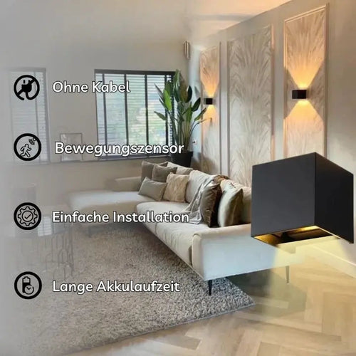 BowLift | USB Rechargeable Wall Light with Motion Sensor