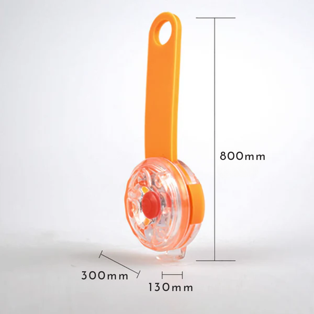 Rechargeable LED safety tag for pets Bowlift