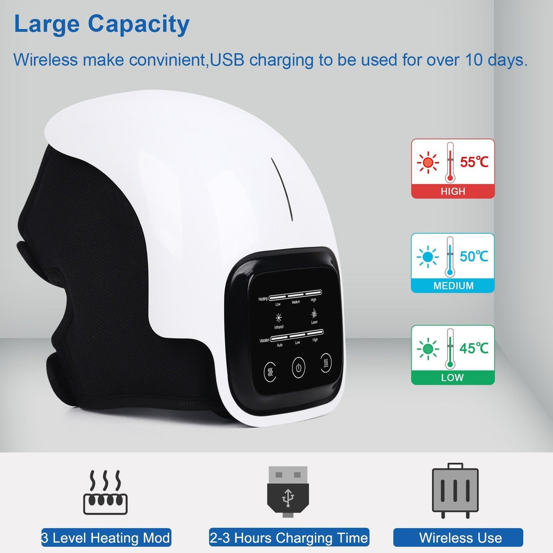 BowLift | WarmFit Knee Massager with Infrared and Vibration – Wireless and Rechargeable
