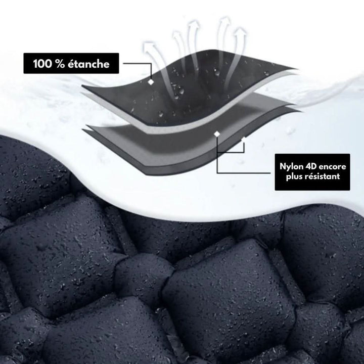BowLift | Inflatable camping mattress with foot pump & ergonomic design