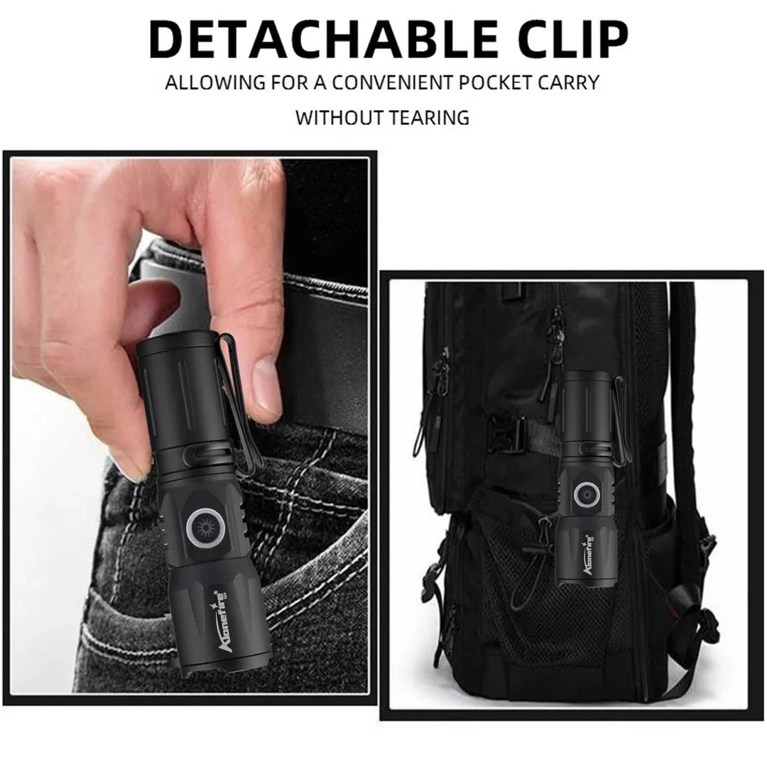 BowLift | Ultra Bright USB Telescopic Zoom Flashlight
