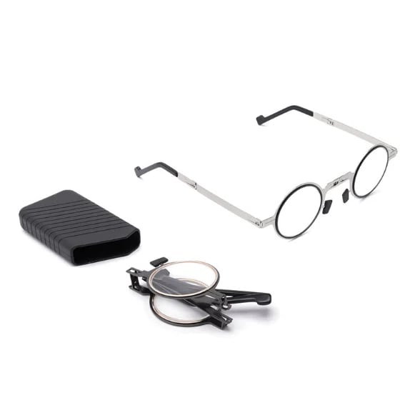 Ultralight screwless foldable reading glasses made of titanium material | Bowlift