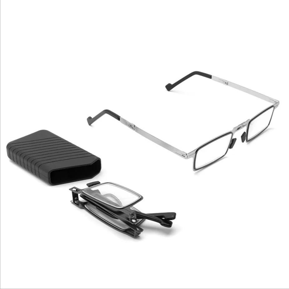 Ultralight screwless foldable reading glasses made of titanium material | Bowlift