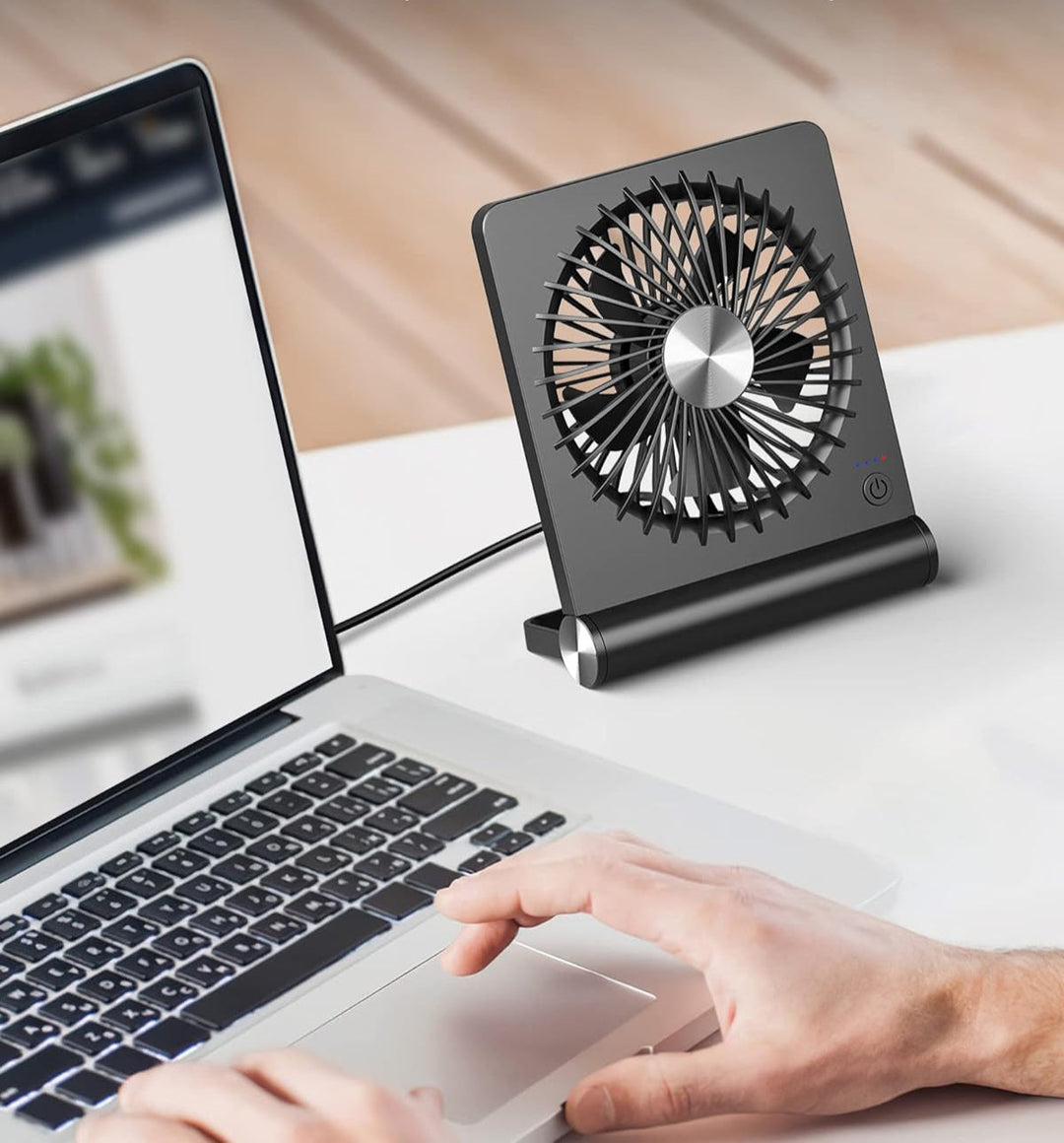 Ultra Light Table Fan – Quiet and Compact for Optimal Cooling | Bowlift