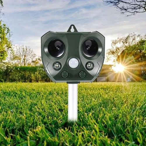 BowLift | Solar-Powered Animal Repeller with PIR Sensor & Weatherproof Design