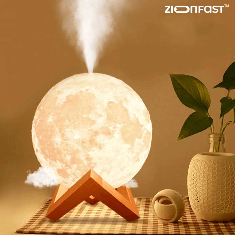 BowLift | Humidifier and 3D Moon Lamp - Zion™