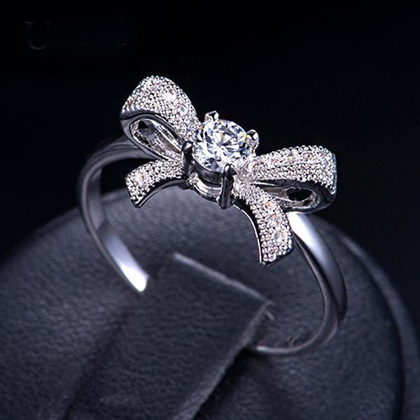 Swiss Crystal Bow Ring | Bowlift