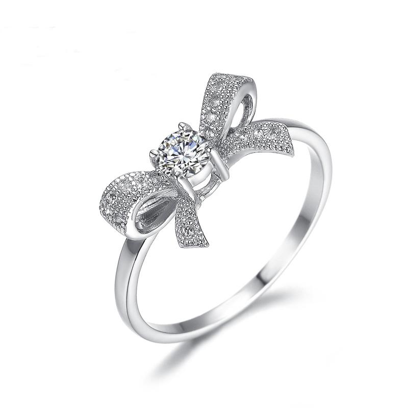 Swiss Crystal Bow Ring | Bowlift