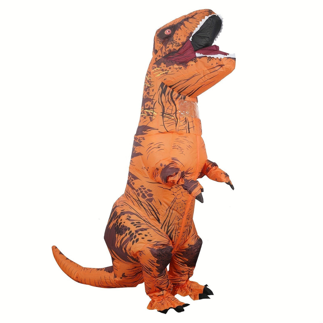 DinoKing Inflatable T-Rex Costume – Gigantic Unisex Suit with Fan | Bowlift