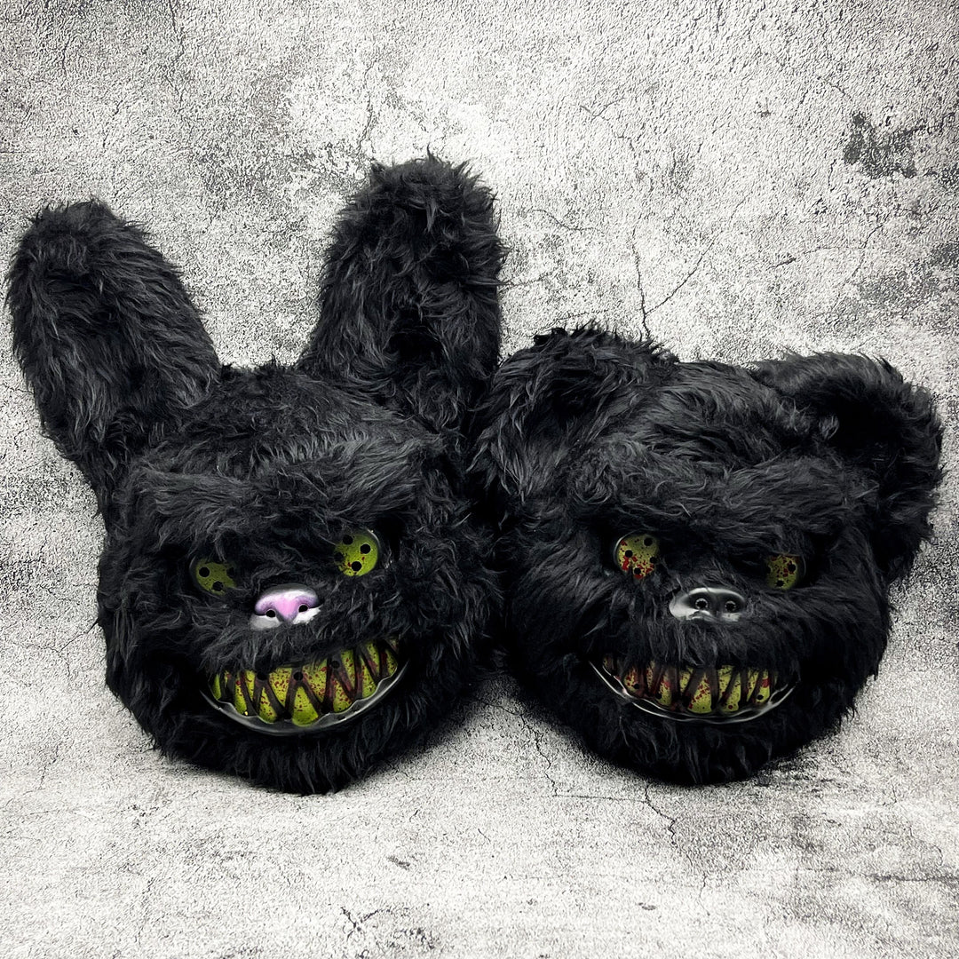 BowLift | Scary Mask Furro | Unisex Halloween Mask | Cartoon Horror Design | Faux Fur