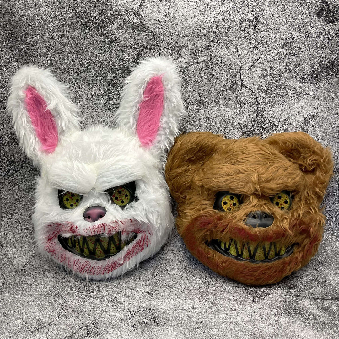 BowLift | Scary Mask Furro | Unisex Halloween Mask | Cartoon Horror Design | Faux Fur