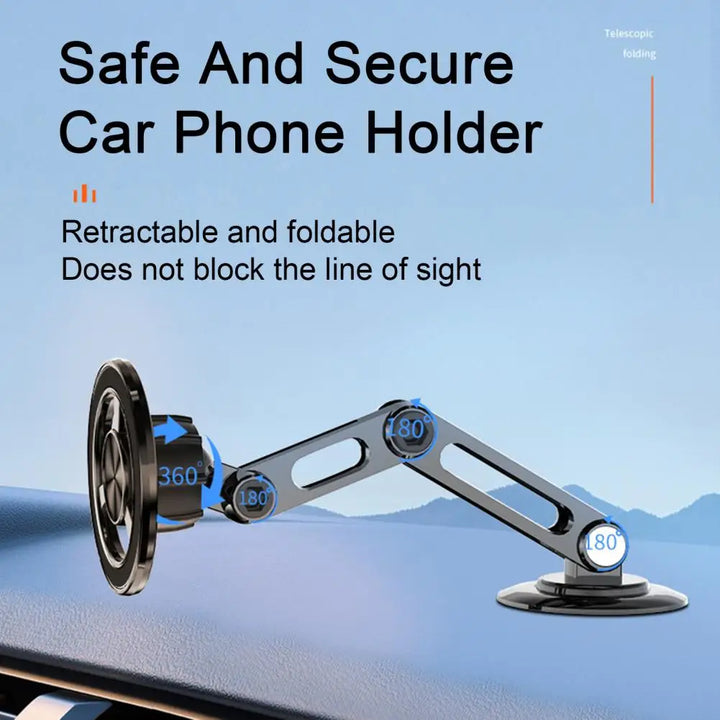 BowLift | MagnaGrip Foldable Car Phone Secure