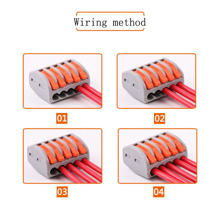 Universal Terminals Plug-in Electrical Wire Connector | Bowlift