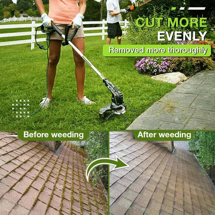 BowLift | Remove weeds like a pro – with the 6-inch steel brush head