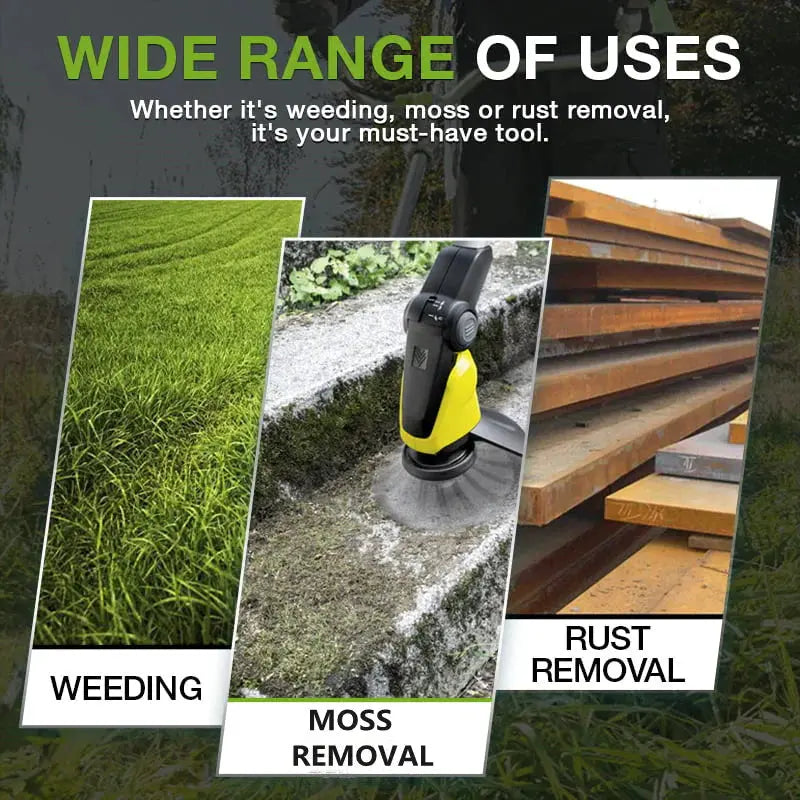 BowLift | Remove weeds like a pro – with the 6-inch steel brush head