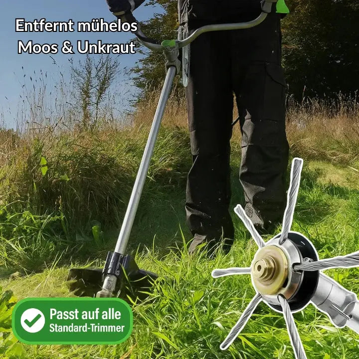 BowLift | Remove weeds like a pro – with the 6-inch steel brush head