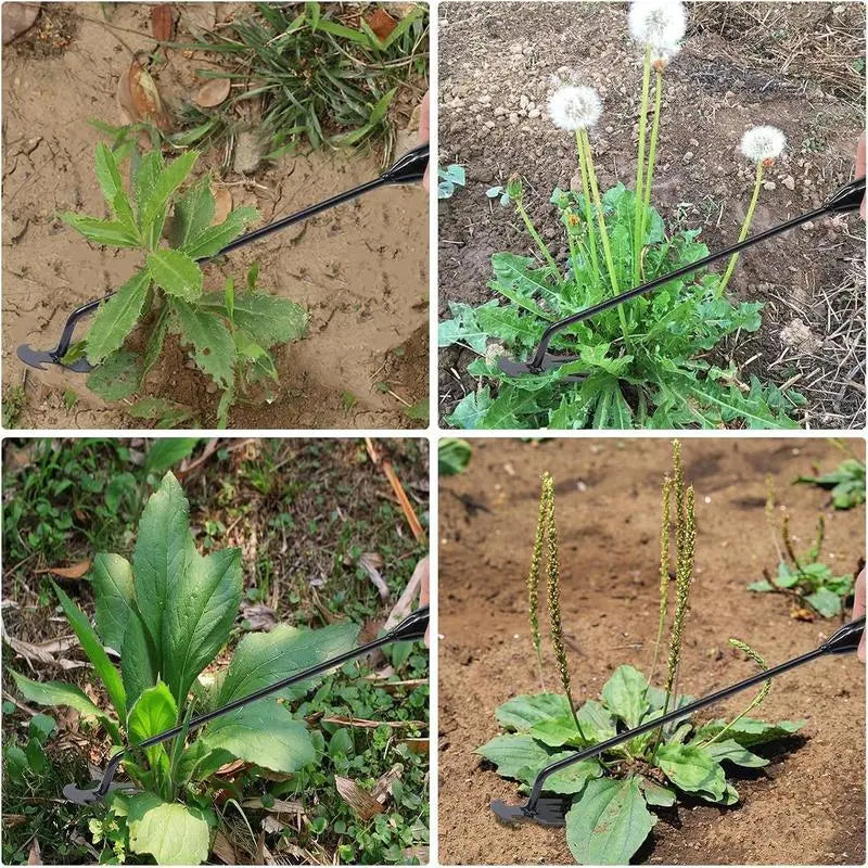 BowLift | Weed removal tool with 4 prongs – Garden hoe tool