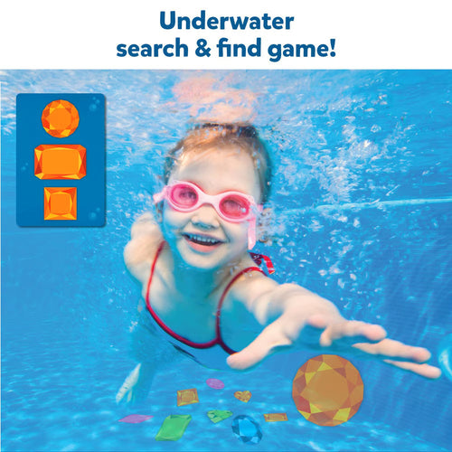 BowLift | Underwater Pool Treasure Hunt game with waterproof gems and cards