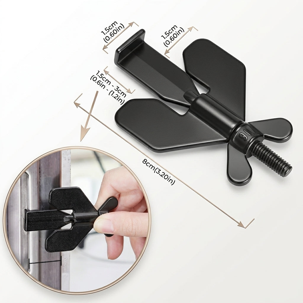 Portable Travel Security Door Stopper Lock | Bowlift