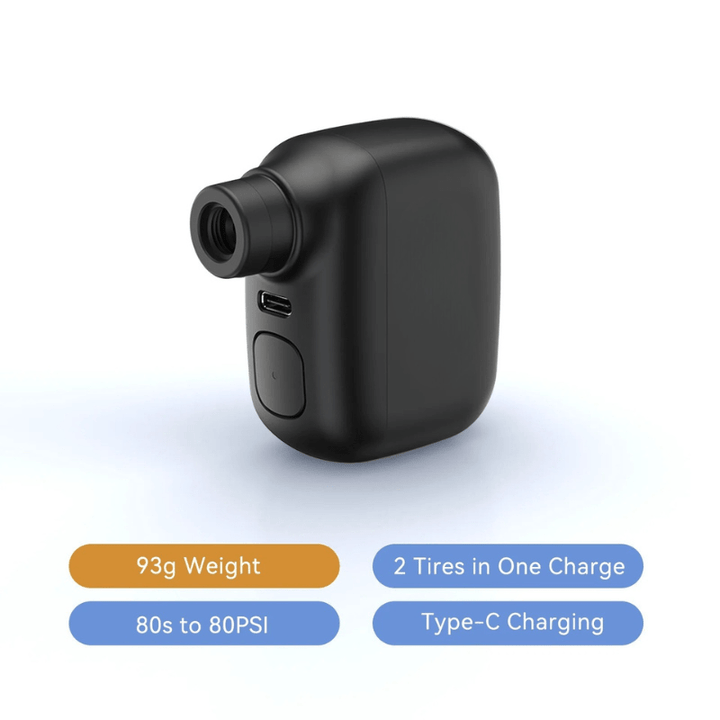 BowLift | Portable bike pump with 100 PSI & USB-C