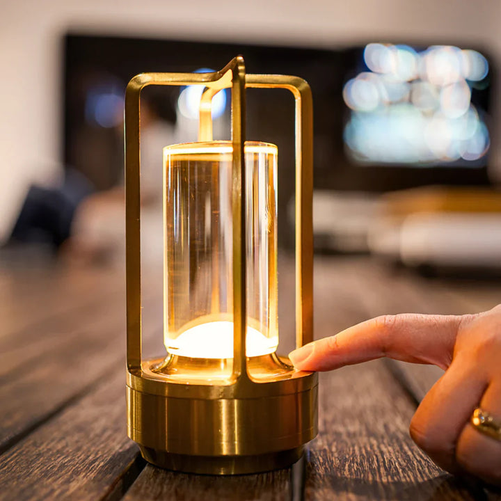 Crystal Table Lamp Bowlift