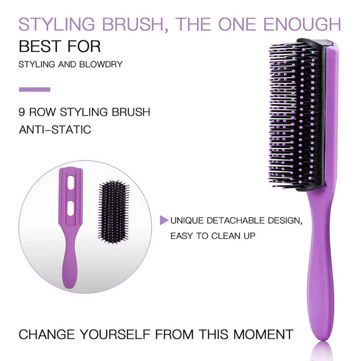 BowLift | 4-piece detangling hairbrush set