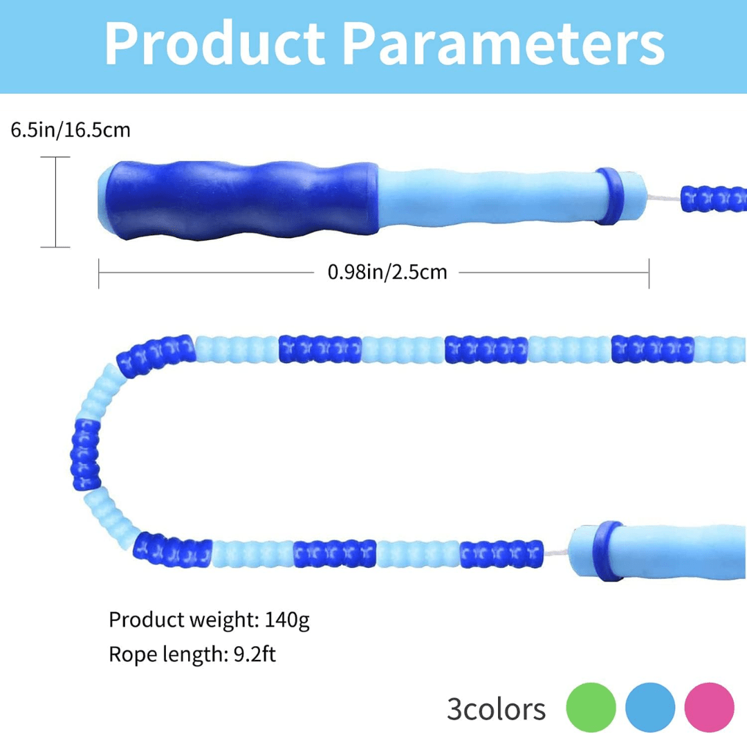 BowLift | Adjustable bead skipping rope for cardio & endurance training